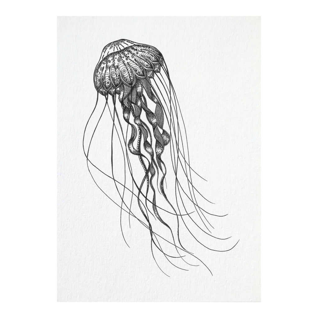 Postkarte - Tiefseequalle