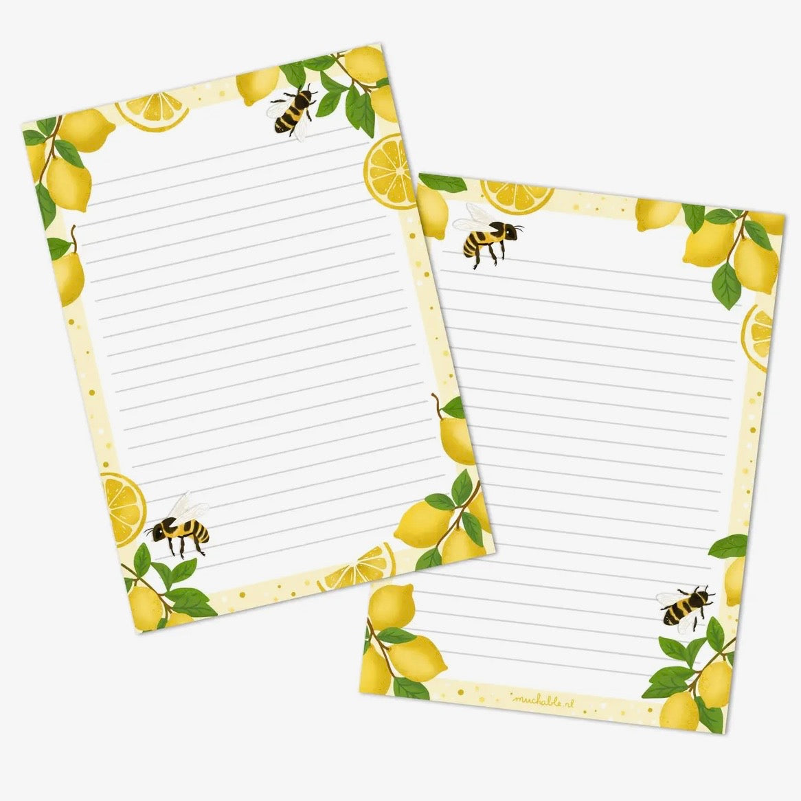 Notizblock - Zitronen