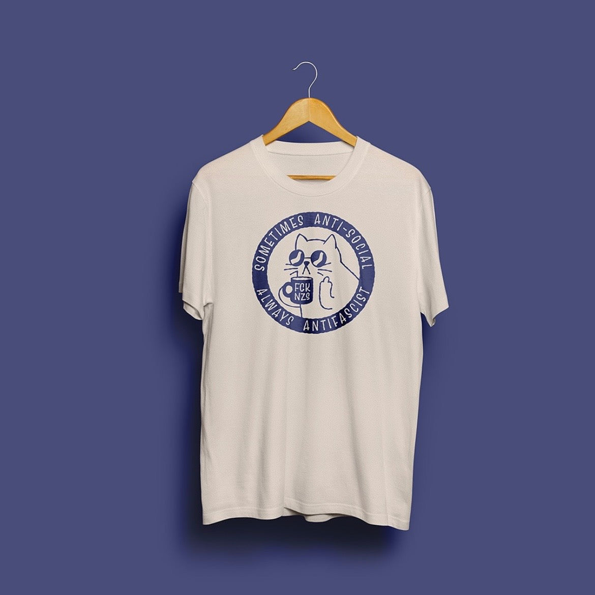 T-Shirt - Always Antifascist (Cat)