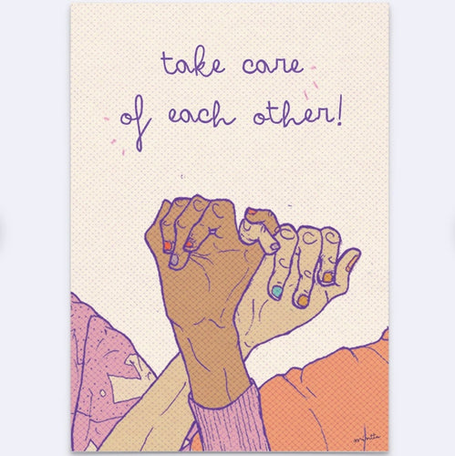 Postkarte - Take Care Of Eachother