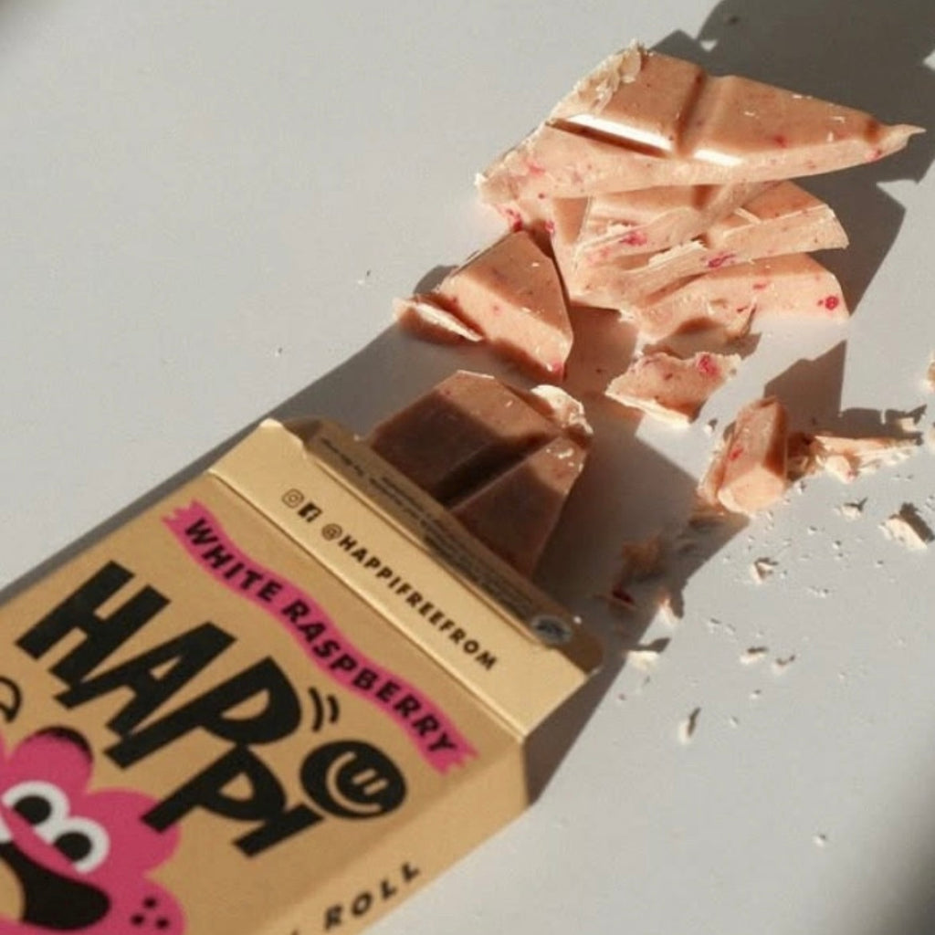 Happi Chocolate - White Raspberry