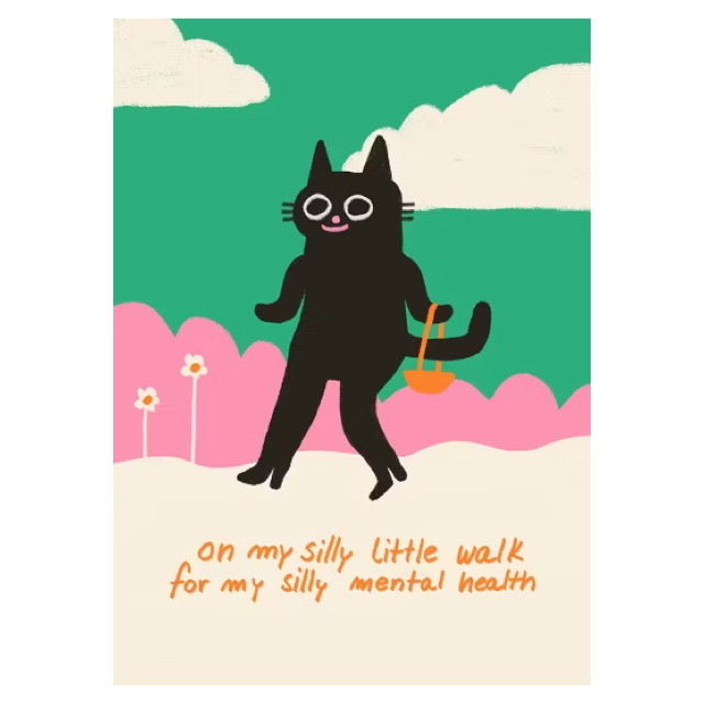Postkarte - Silly Walk