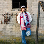 Schal - Pink Pattern