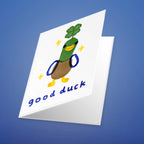 Grußkarte - Good Duck