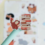 Stickerbogen - Cats & Books