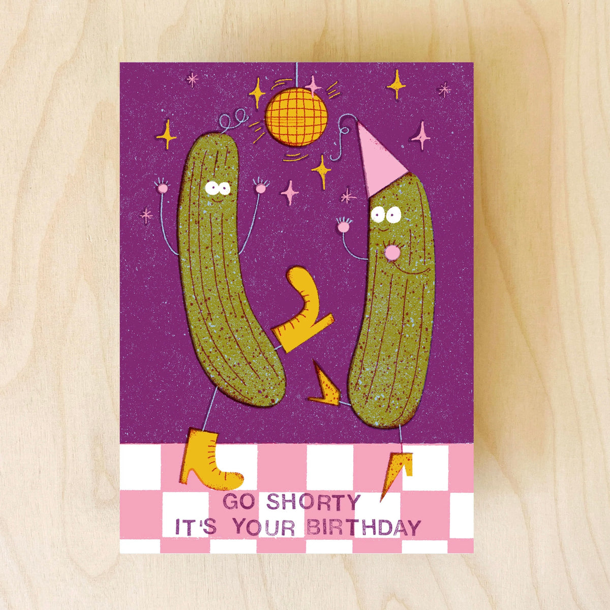 Postkarte - Go Shorty
