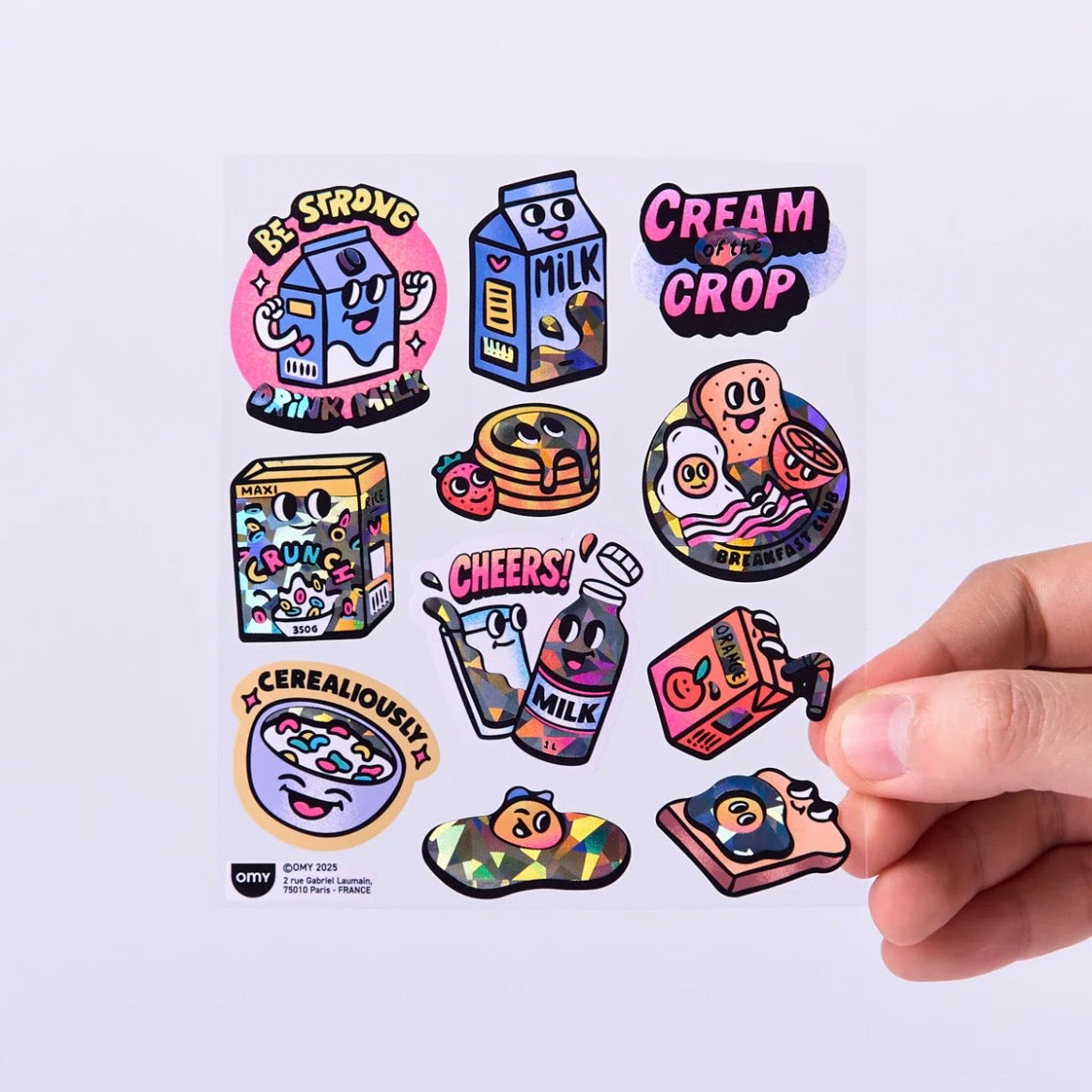 Stickerbogen - Big Milk