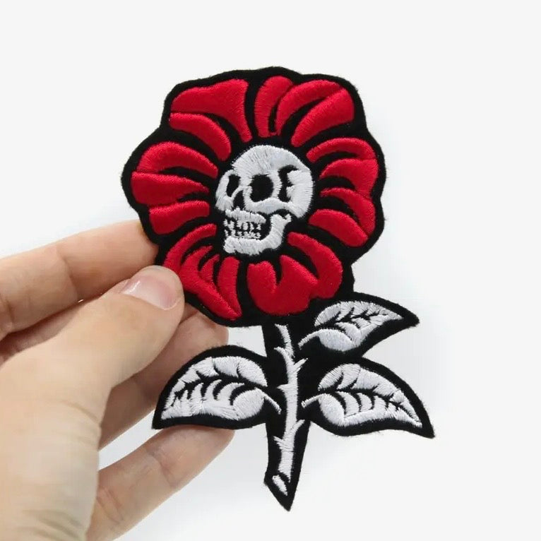 Patch - Skull Flower