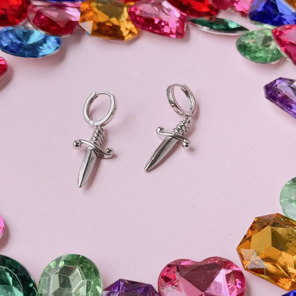 Ohrringe - Dagger (Gold/Silber)