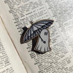 Anstecker aus Holz - Rainy Day