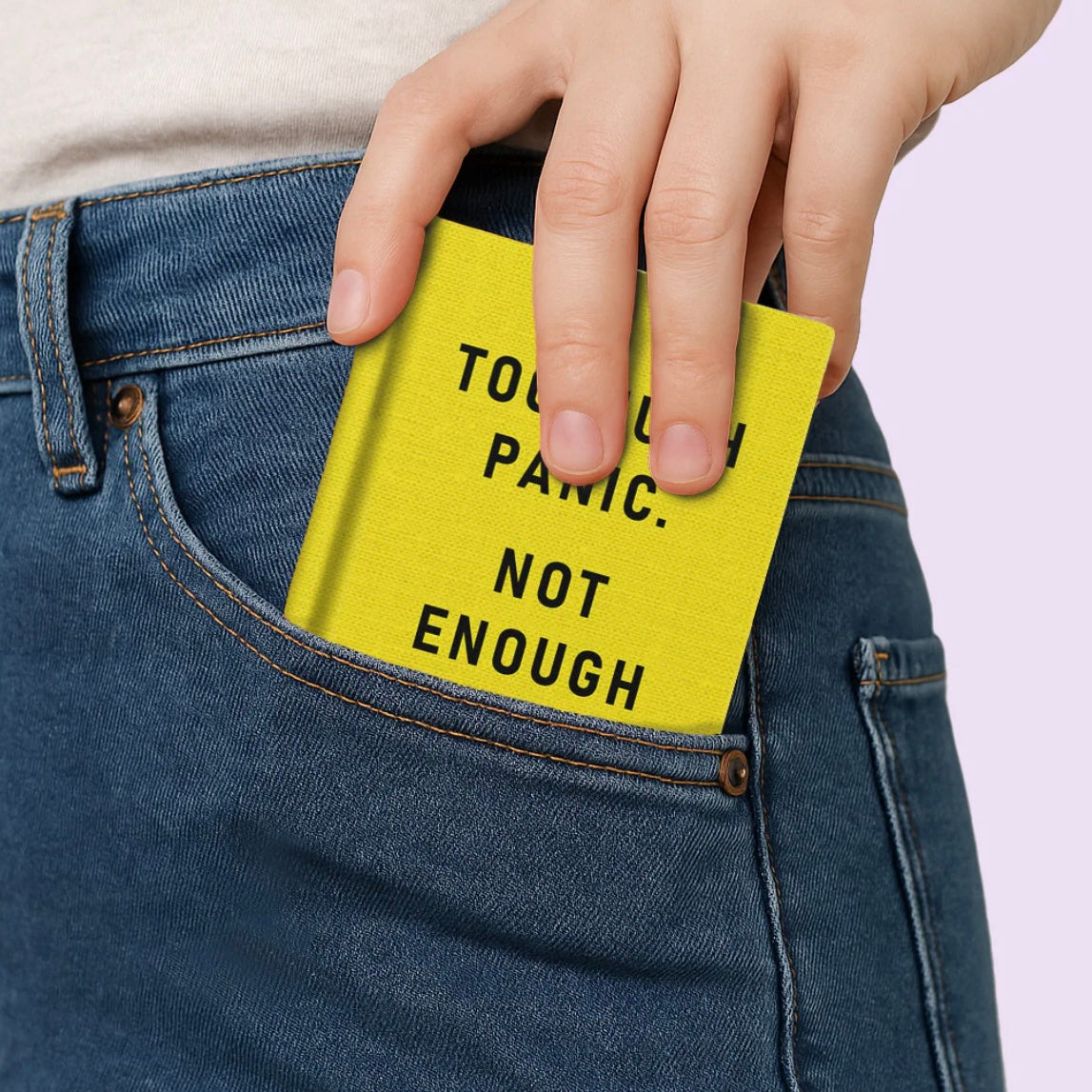 Mini Notizbuch - Too Much Panic, Not Enough Disco