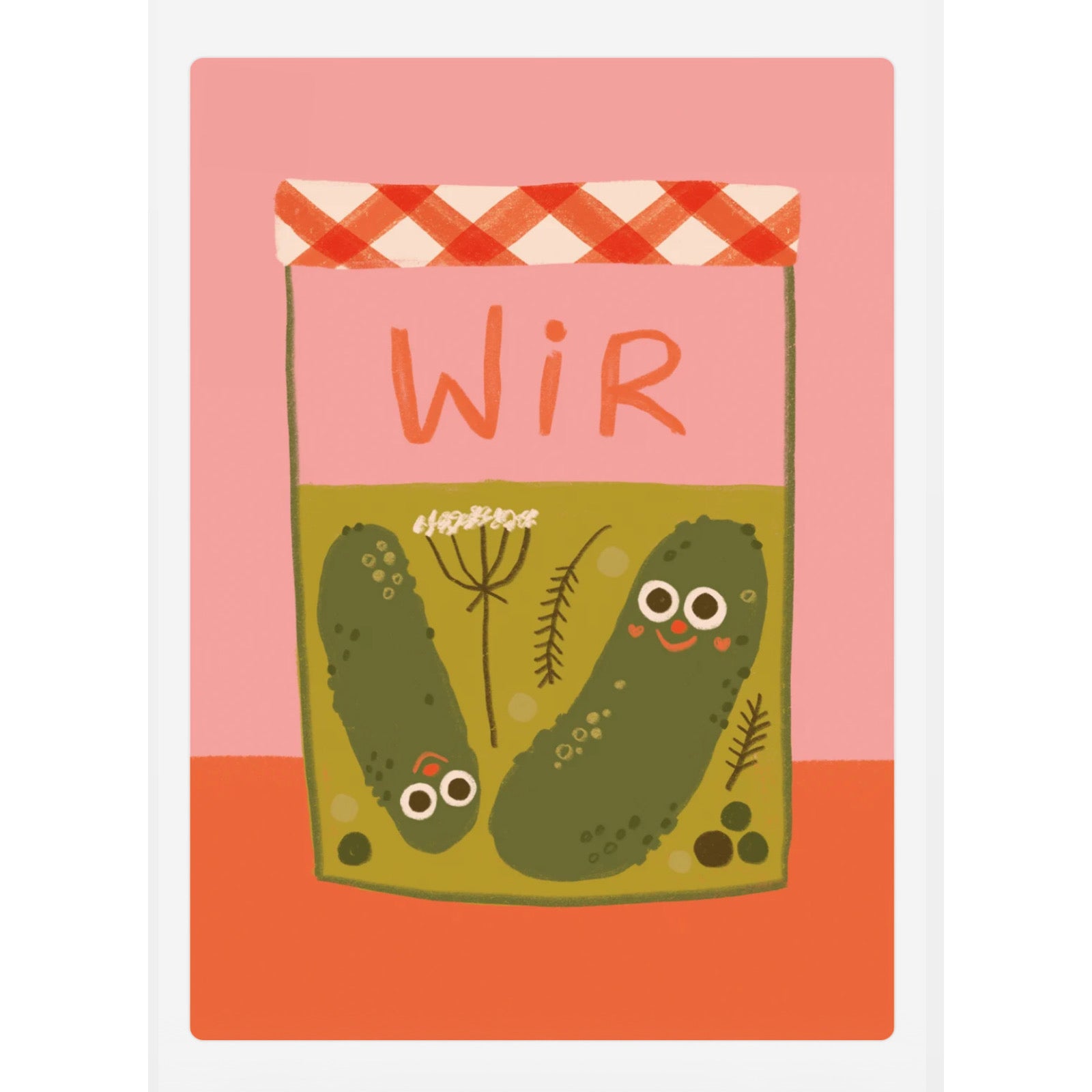 Postkarte - WIR