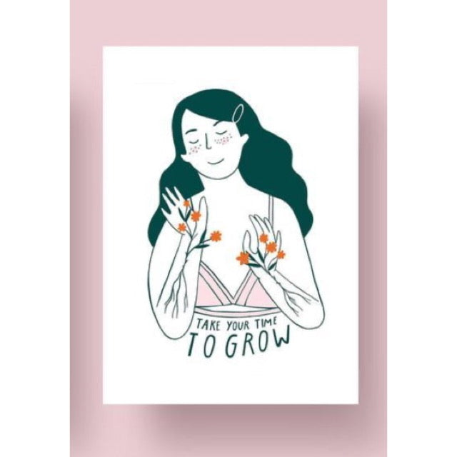 Postkarte - Take Your Time