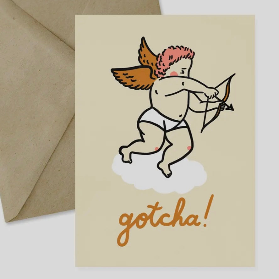 Grußkarte - Gotcha!