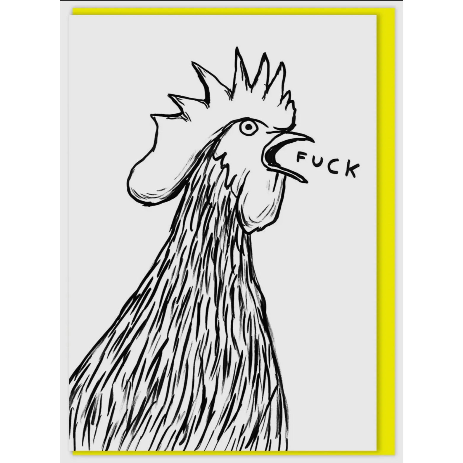 Grußkarte - Fuck Rooster