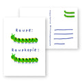 Postkarte - Raupkopie