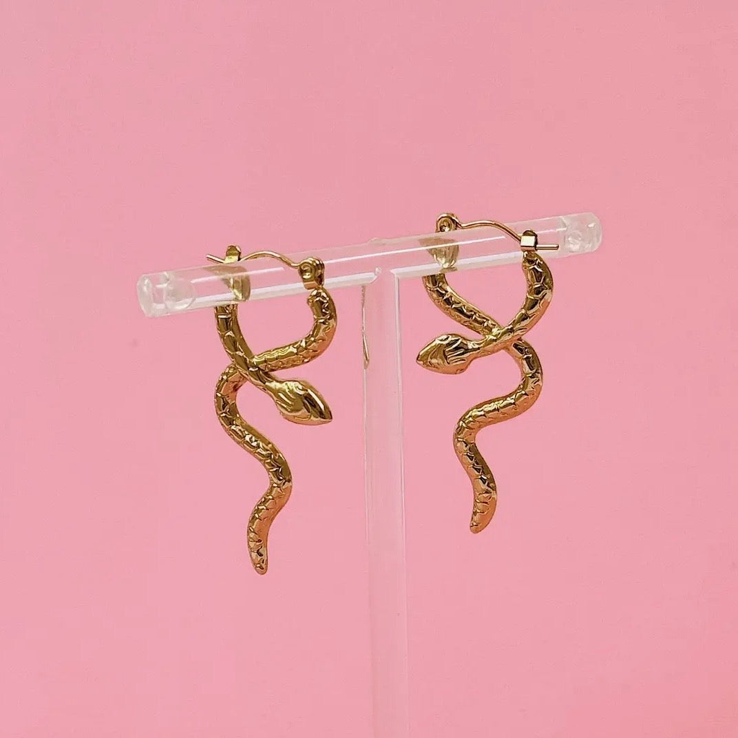 Ohrringe - Twisted Snake Dangles