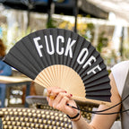Fächer - Fuck Off (schwarz)