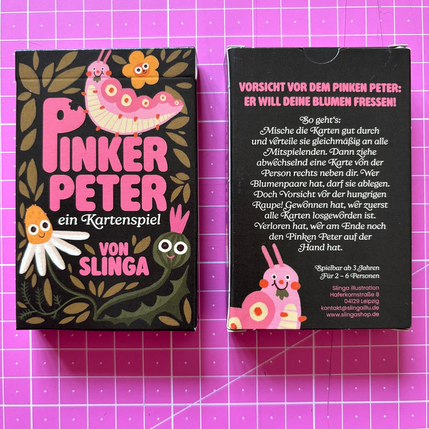 Kartenspiel - Pinker Peter