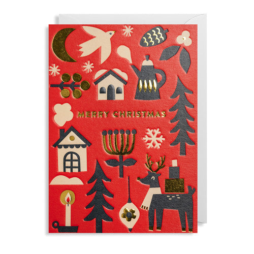 Grußkarte - Merry Christmas