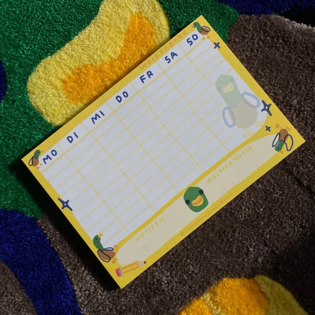 Notizblock - Wochenente