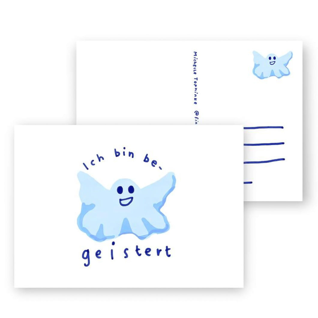 Postkarte - Bin Begeistert