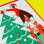 Grußkarte - Christmas Tree Decorators