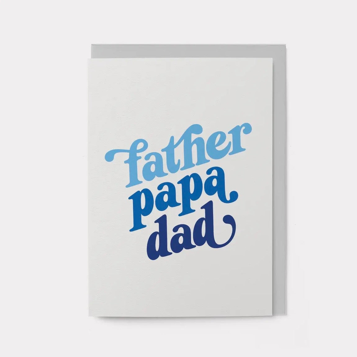 Grußkarte - Father Papa Dad