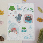 Stickerbogen - Winter Wonderland