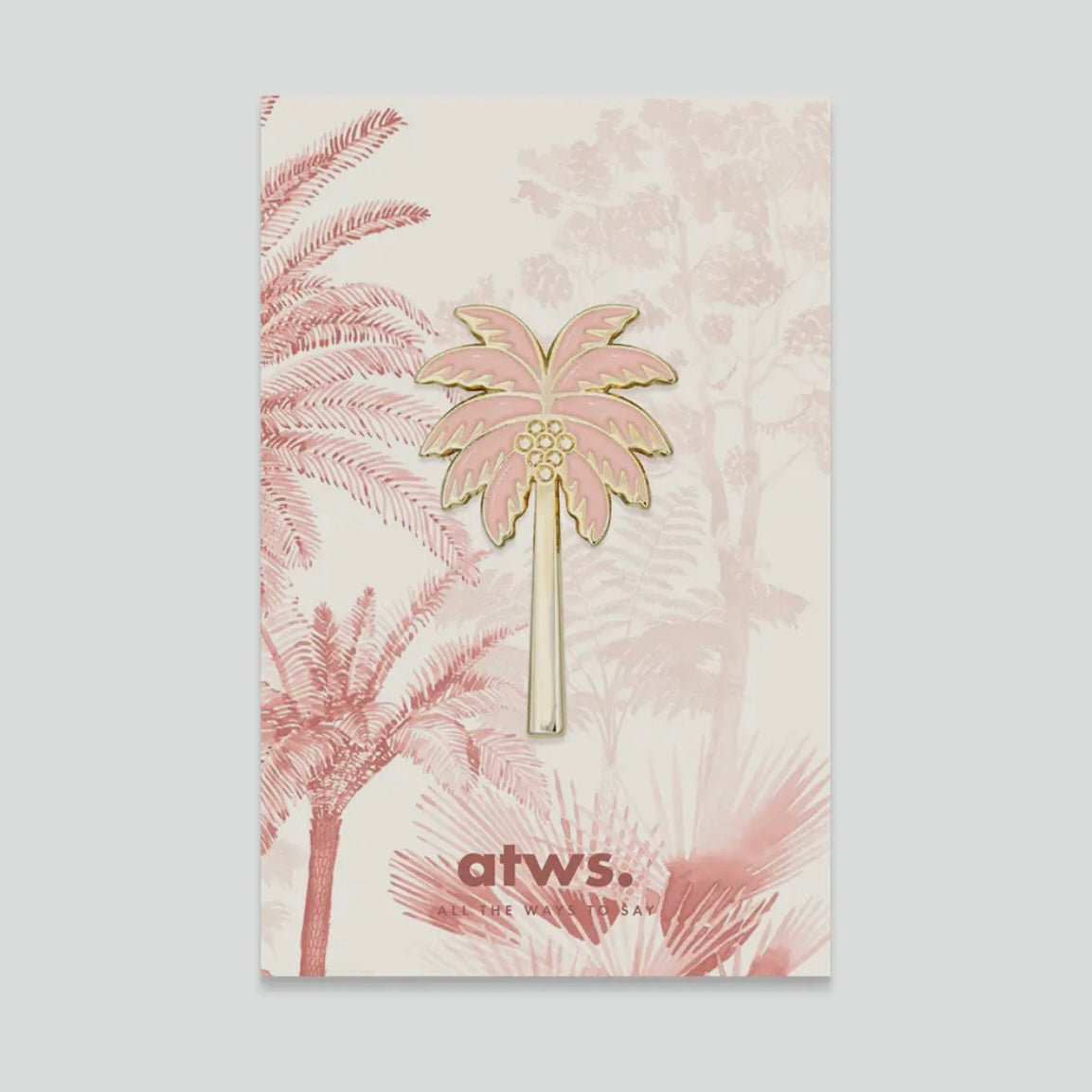 Pin - Pink Palm Tree