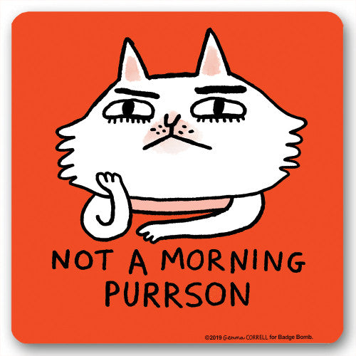 Untersetzer - Not A Morning Purrson