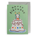 Grußkarte - Happy Birthday Cake