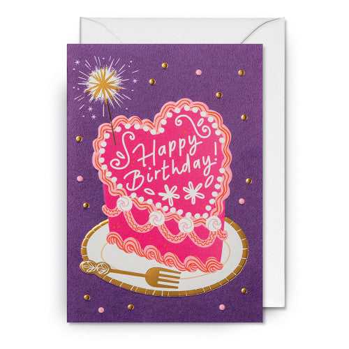 Grußkarte - Happy Birthday! Cake