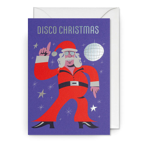 Grußkarte - Disco Christmas