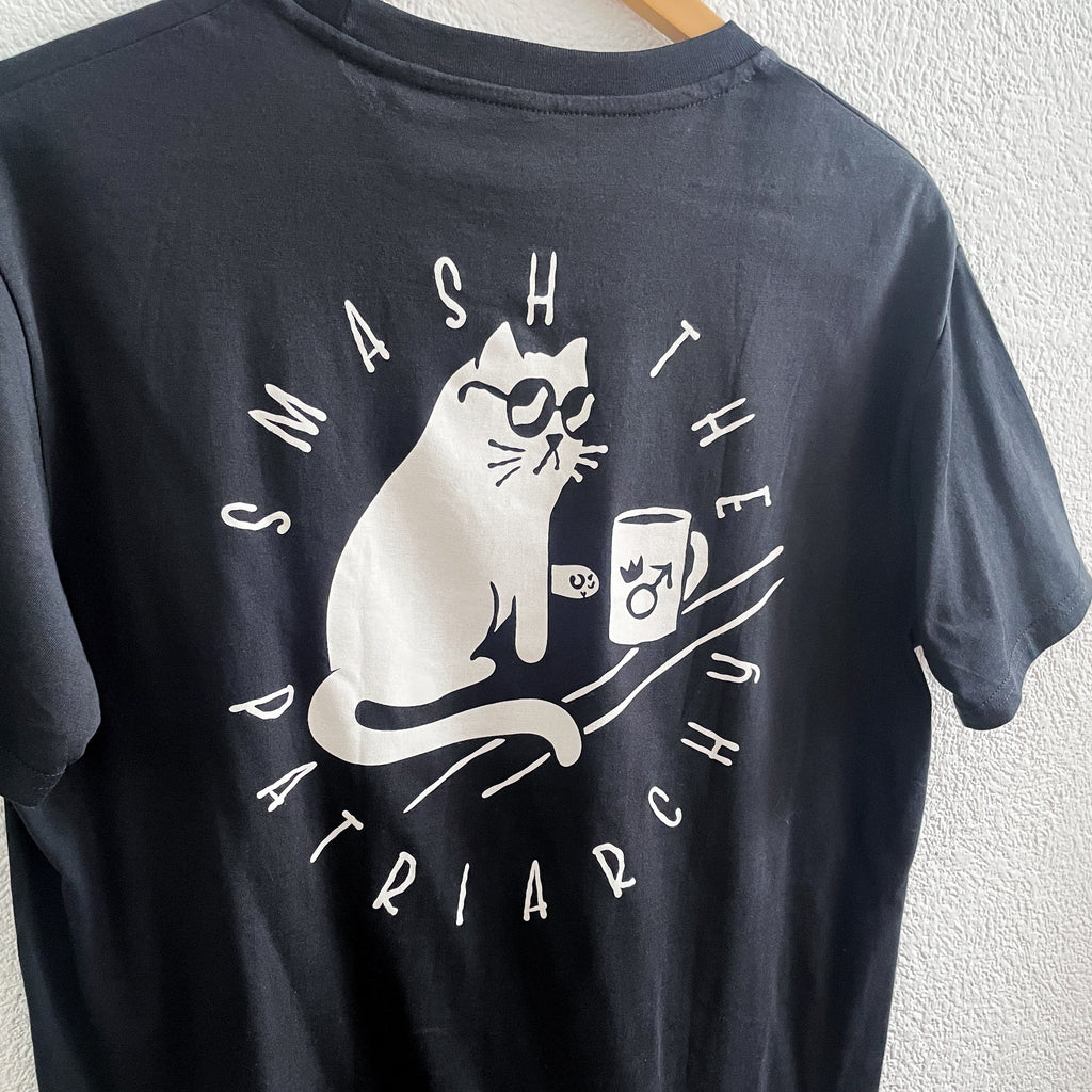 T-Shirt - Smash The Patriarchy - Schwarz