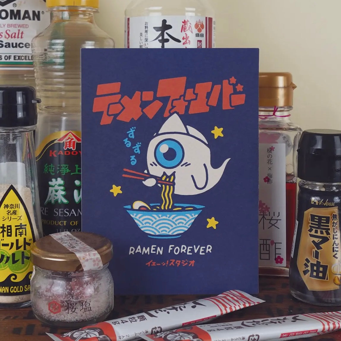 Postkarte - Ramen Forever