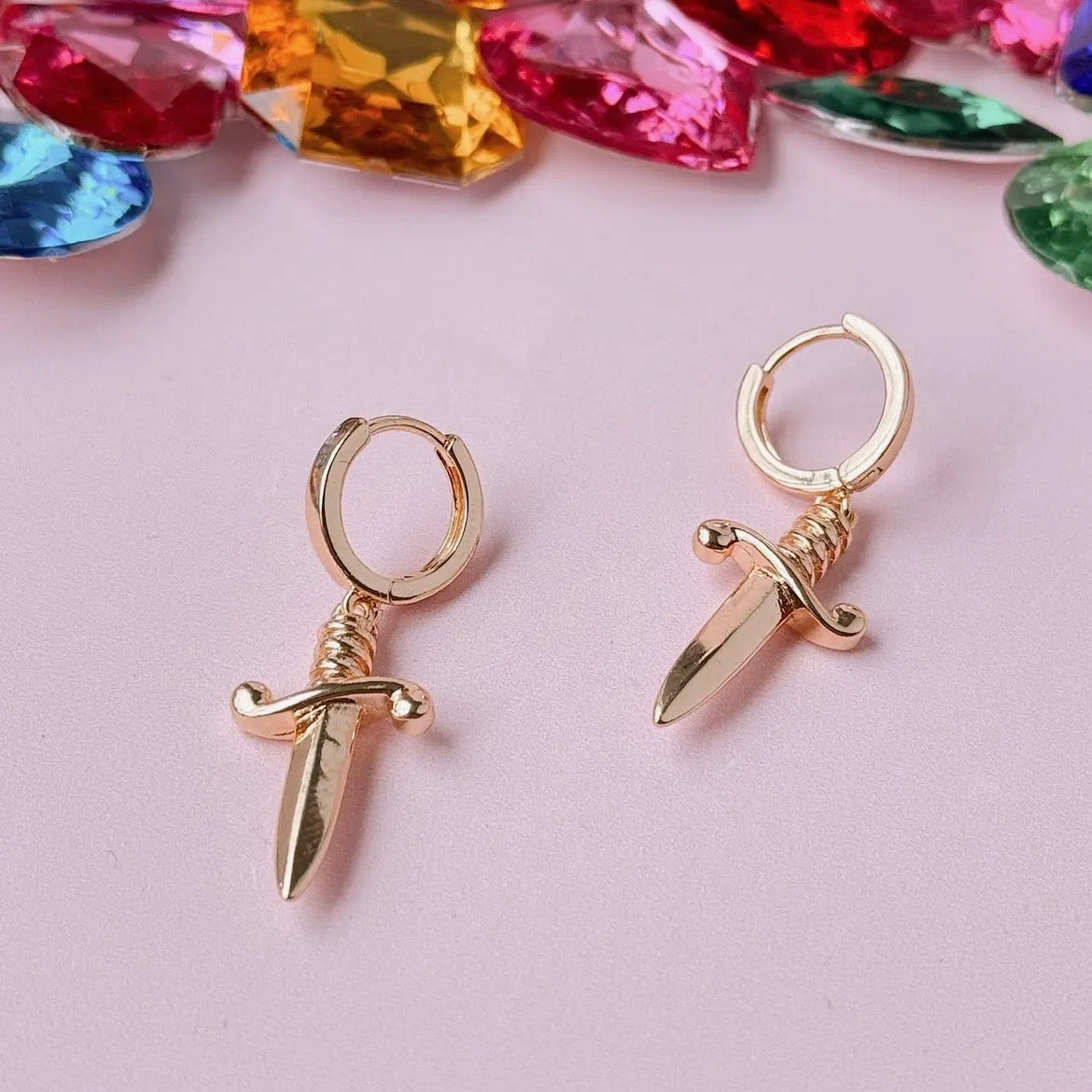 Ohrringe - Dagger (Gold/Silber)