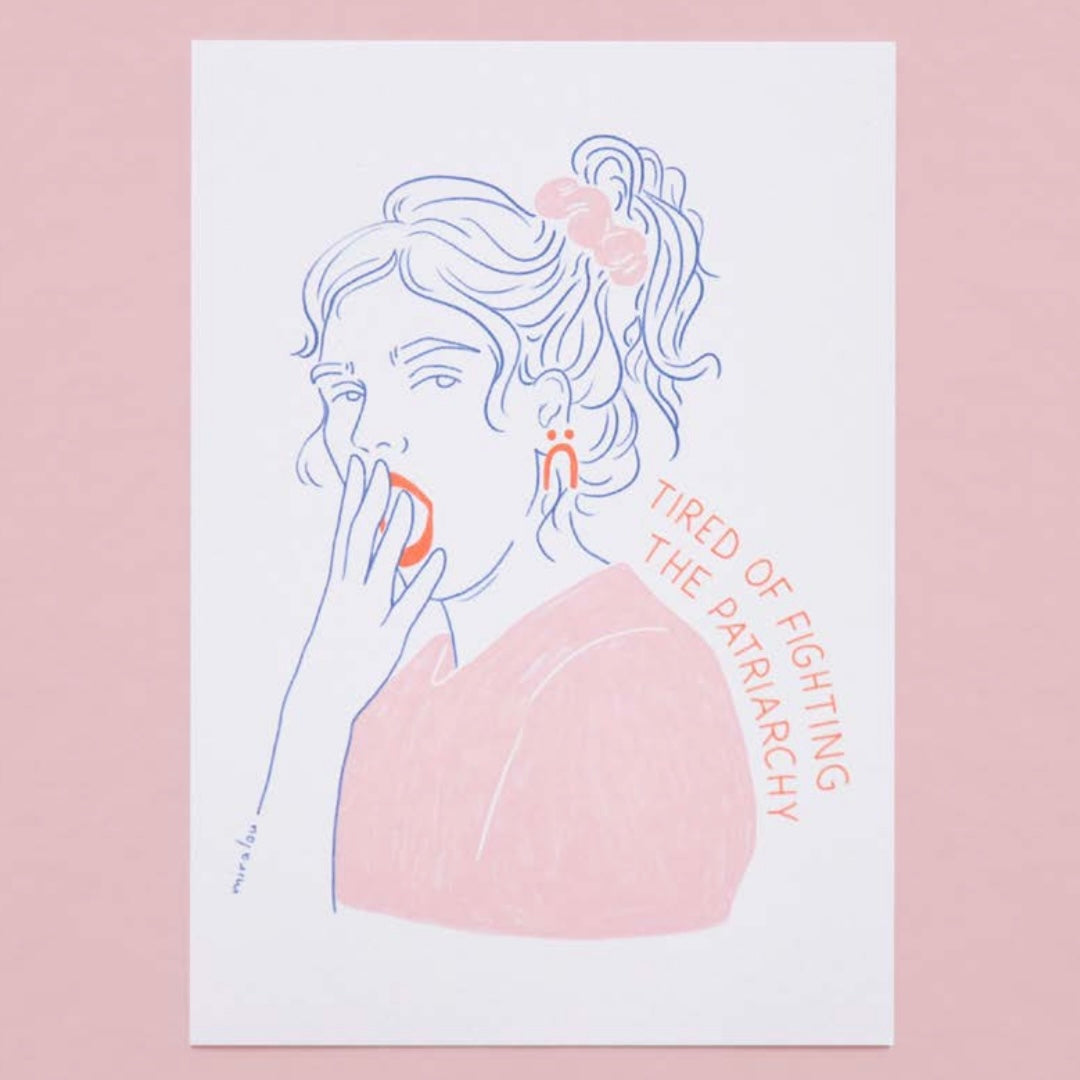 Postkarte - Tired of Fighting