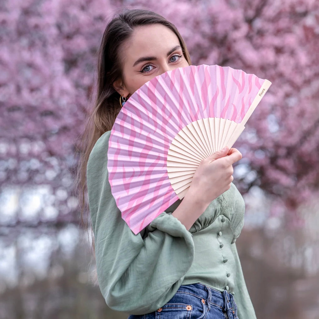 Fächer - Pink Tiger