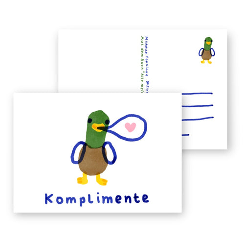 Postkarte - KomplimEnte