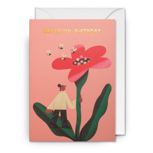 Grußkarte - Beautiful Birthday