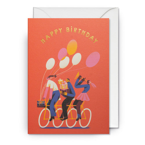 Grußkarte - Happy Birthday Triplet