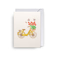 Mini Grußkarte - Fahrrad