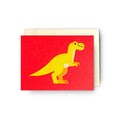 Mini Grußkarte - T-Rex