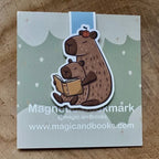 Magnetisches Lesezeichen - Capybara Freunde
