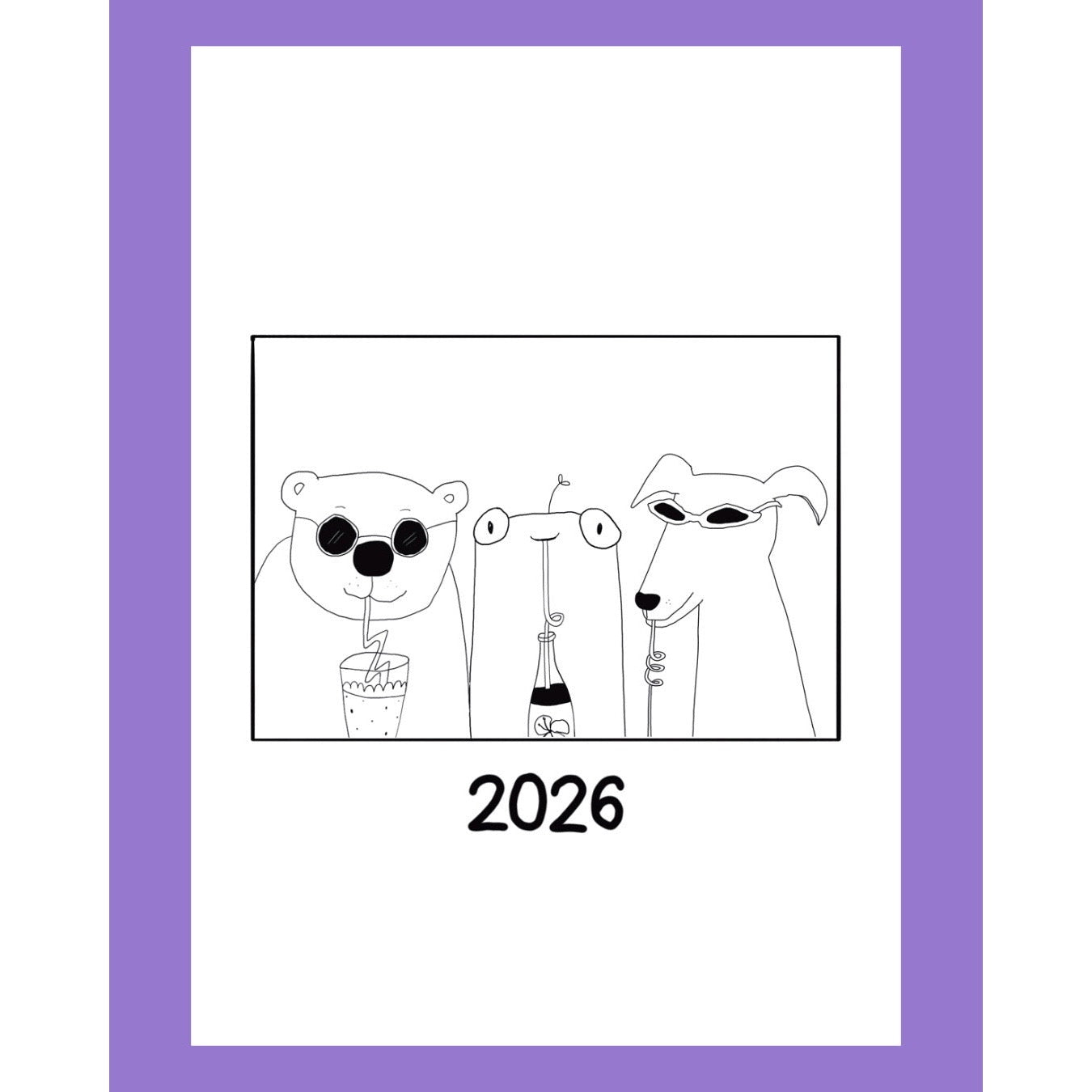 Wandkalender 2026 - Prost