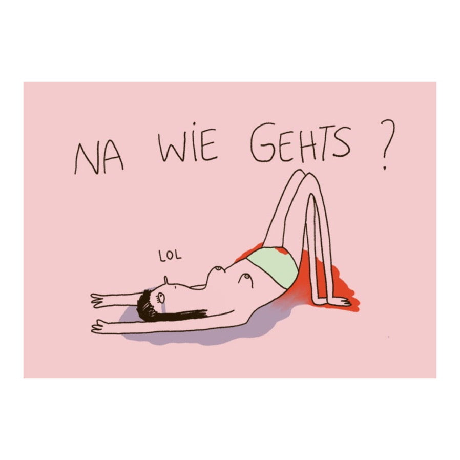 Postkarte - Na Wie Gehts?