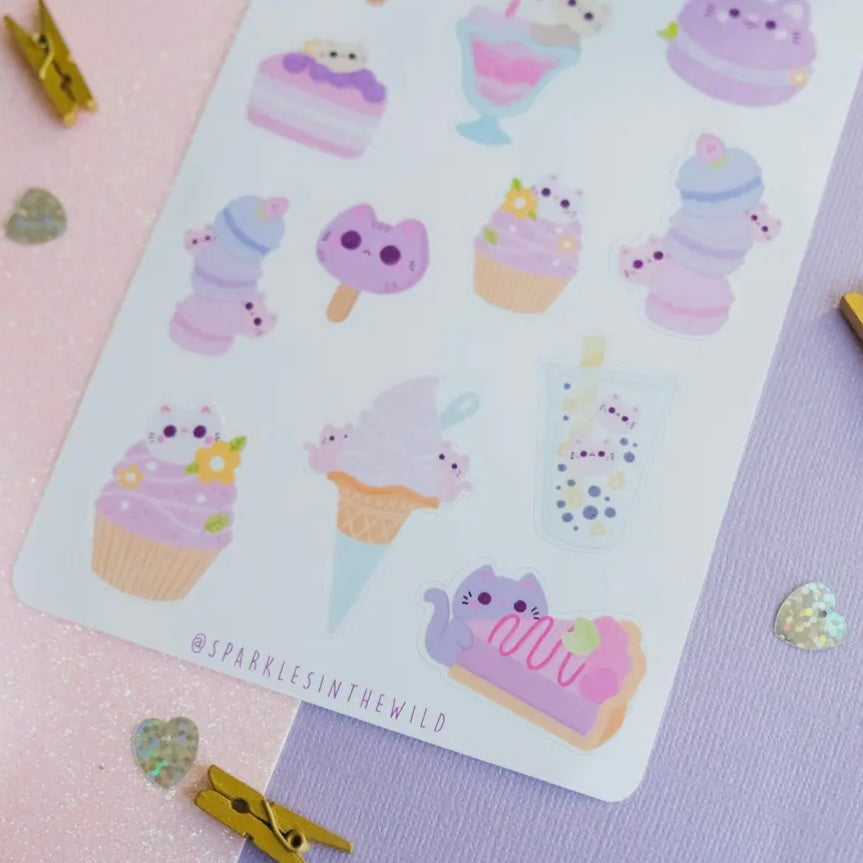 Stickerbogen - Sweets