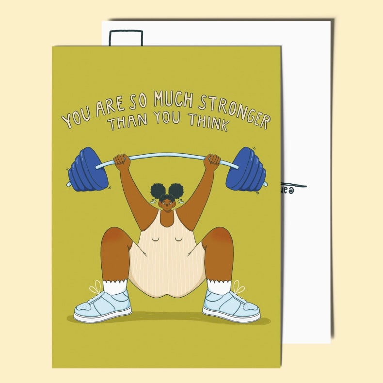Postkarte - So Much Stronger
