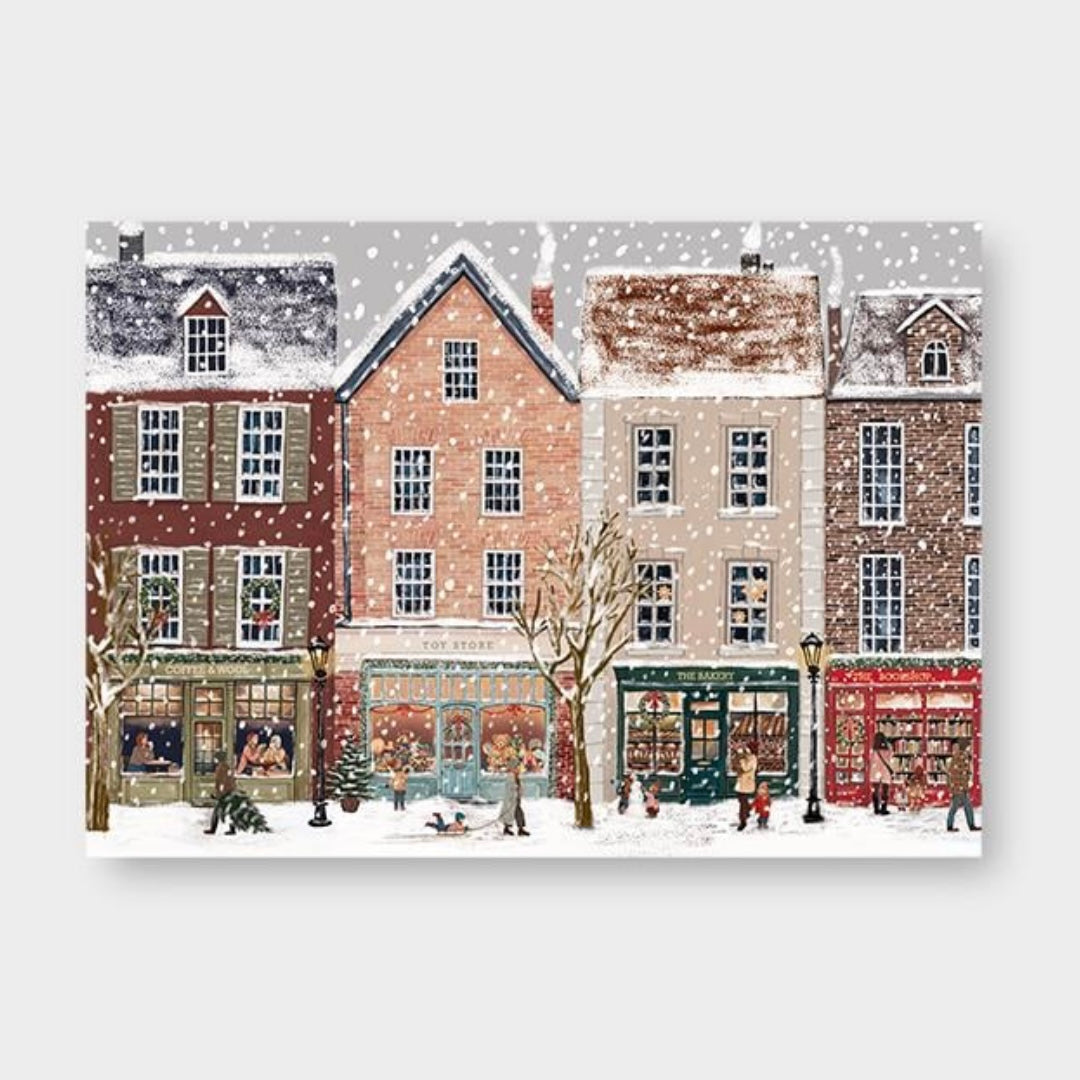 Postkarte - Winterstadt